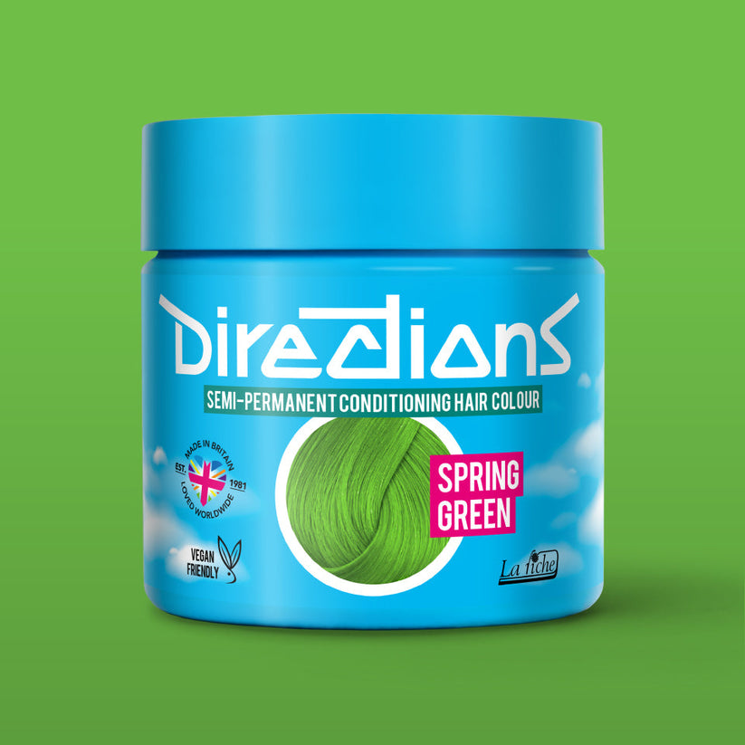 La Riche Directions Semi-Permanent Hair Dye Spring Green 100ml - QHA UK