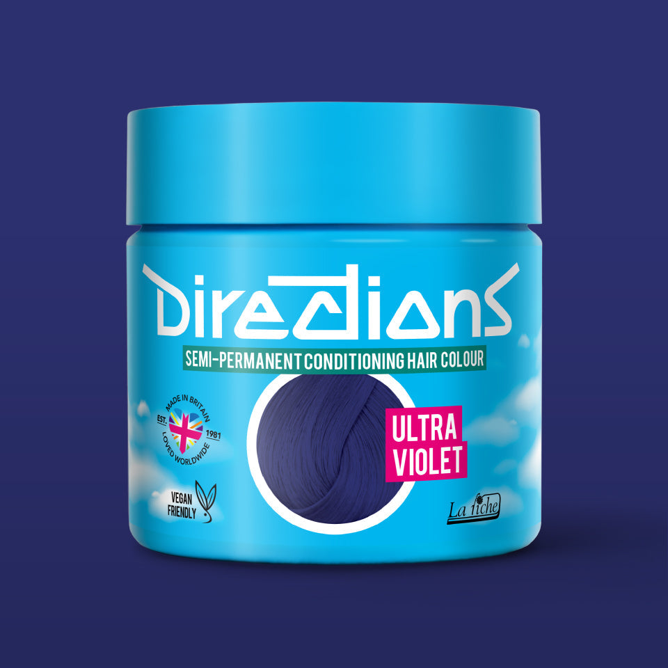 La Riche Directions Semi-Permanent Hair Dye Ultra Violet 88ml - QHA UK