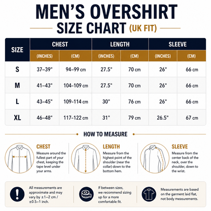 Laguna Mens Overshirt Jacket Brushed Warm Button Up Casual Shacket Coa - Button Detail - QHA UK