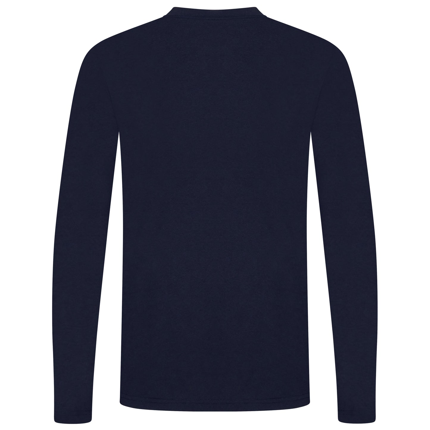 Henley Mens Long Sleeve T-Shirt Cotton Blend Casual Regular Fit Top | - Sleeve Detail - QHA UK