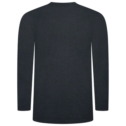 Lucky Brand Mens Pyjama Set Crew Neck Flannel Pants Cotton Lounge Slee - Collar Detail - QHA UK