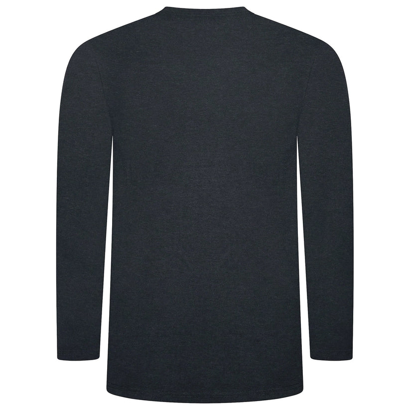 Lucky Brand Mens Pyjama Set Crew Neck Flannel Pants Cotton Lounge Slee - Collar Detail - QHA UK