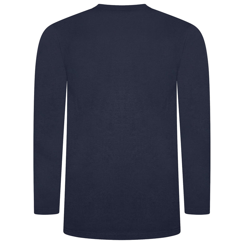 Lucky Brand Mens Pyjama Set Crew Neck Flannel Pants Cotton Lounge Slee - Collar Detail - QHA UK