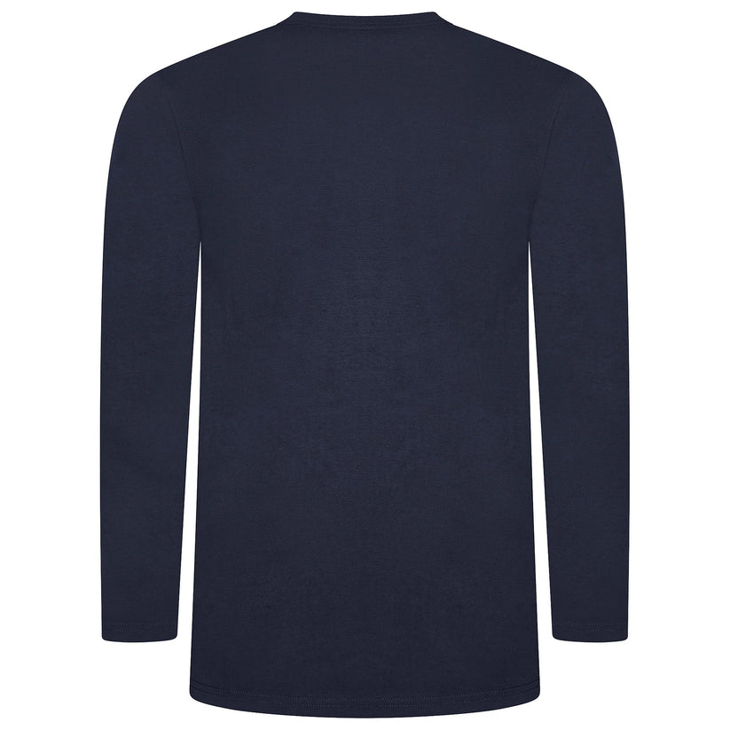 Lucky Brand Mens Pyjama Set Crew Neck Flannel Pants Cotton Lounge Slee - Collar Detail - QHA UK