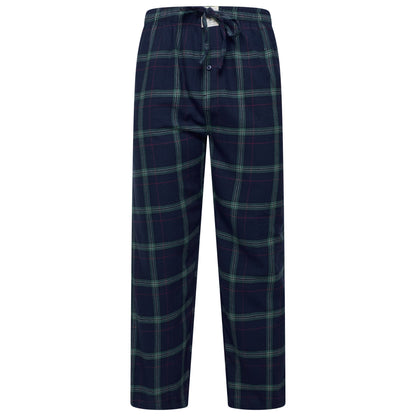 Lucky Brand Mens Henley Pyjama Set Flannel Check Lounge Pants PJs S-XL - QHA UK