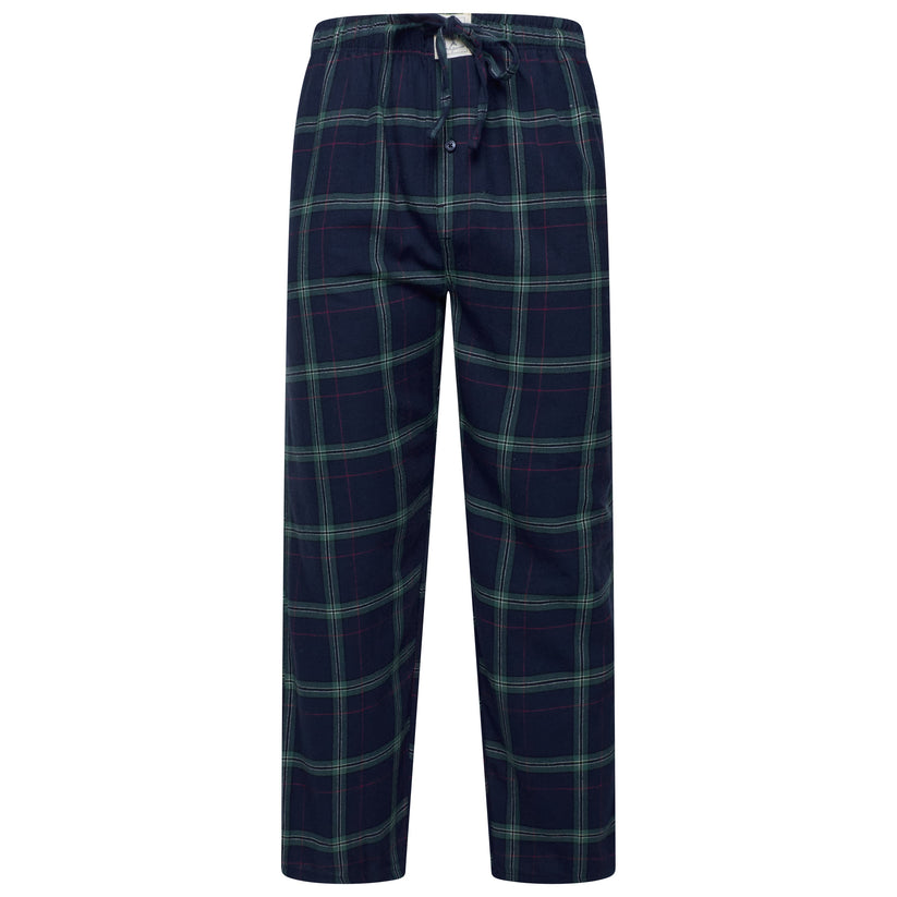 Lucky Brand Mens Henley Pyjama Set Flannel Check Lounge Pants PJs S-XL - QHA UK