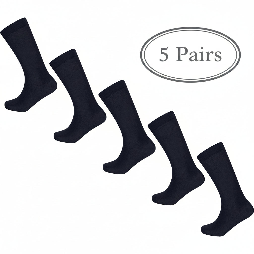 M&S Mens Cotton Rich Socks UK 9-12 Work Formal Everyday Breathable 5-1 - QHA UK
