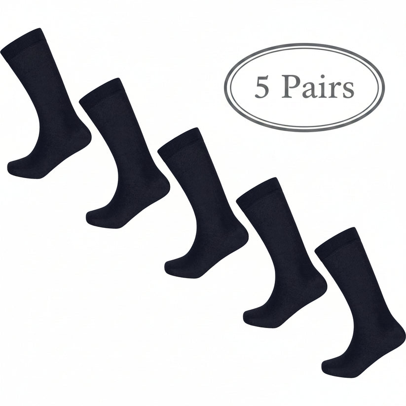 M&S Mens Cotton Rich Socks UK 9-12 Work Formal Everyday Breathable 5-1 - QHA UK