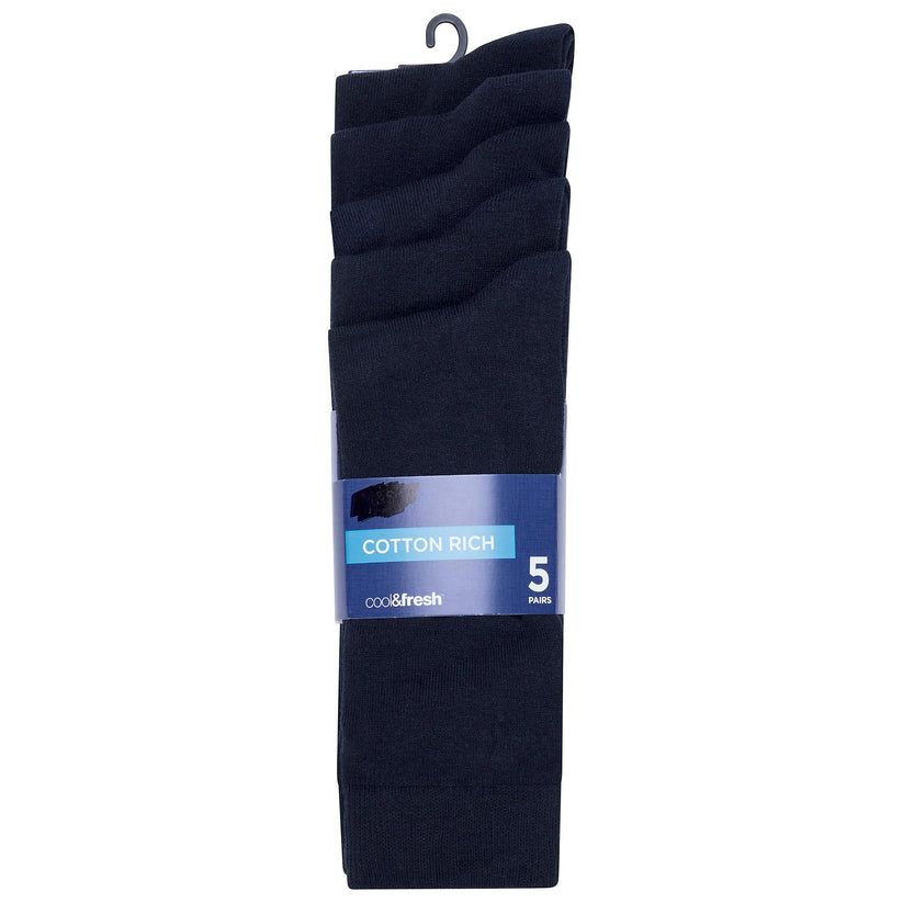 M&S Mens Cotton Rich Socks UK 9-12 Work Formal Everyday Breathable 5-1 - QHA UK