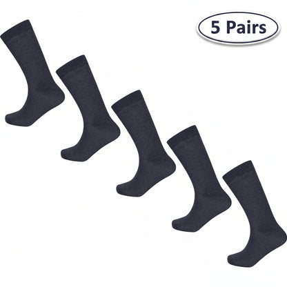 M&S Mens Cotton Rich Socks UK 9-12 Work Formal Everyday Breathable 5-1 - QHA UK
