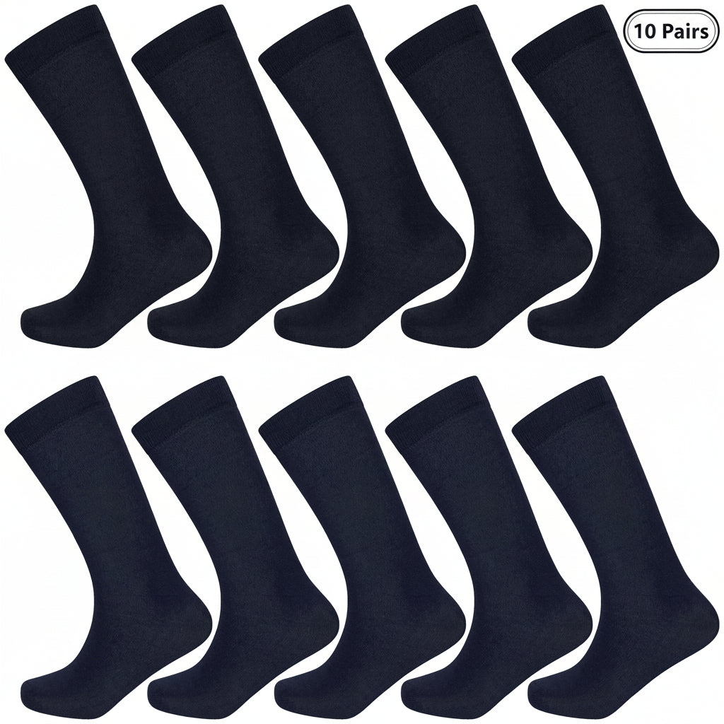 M&S Mens Cotton Rich Socks UK 9-12 Work Formal Everyday Breathable 5-1 - QHA UK
