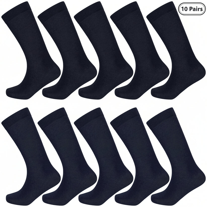 M&S Mens Cotton Rich Socks UK 9-12 Work Formal Everyday Breathable 5-1 - QHA UK
