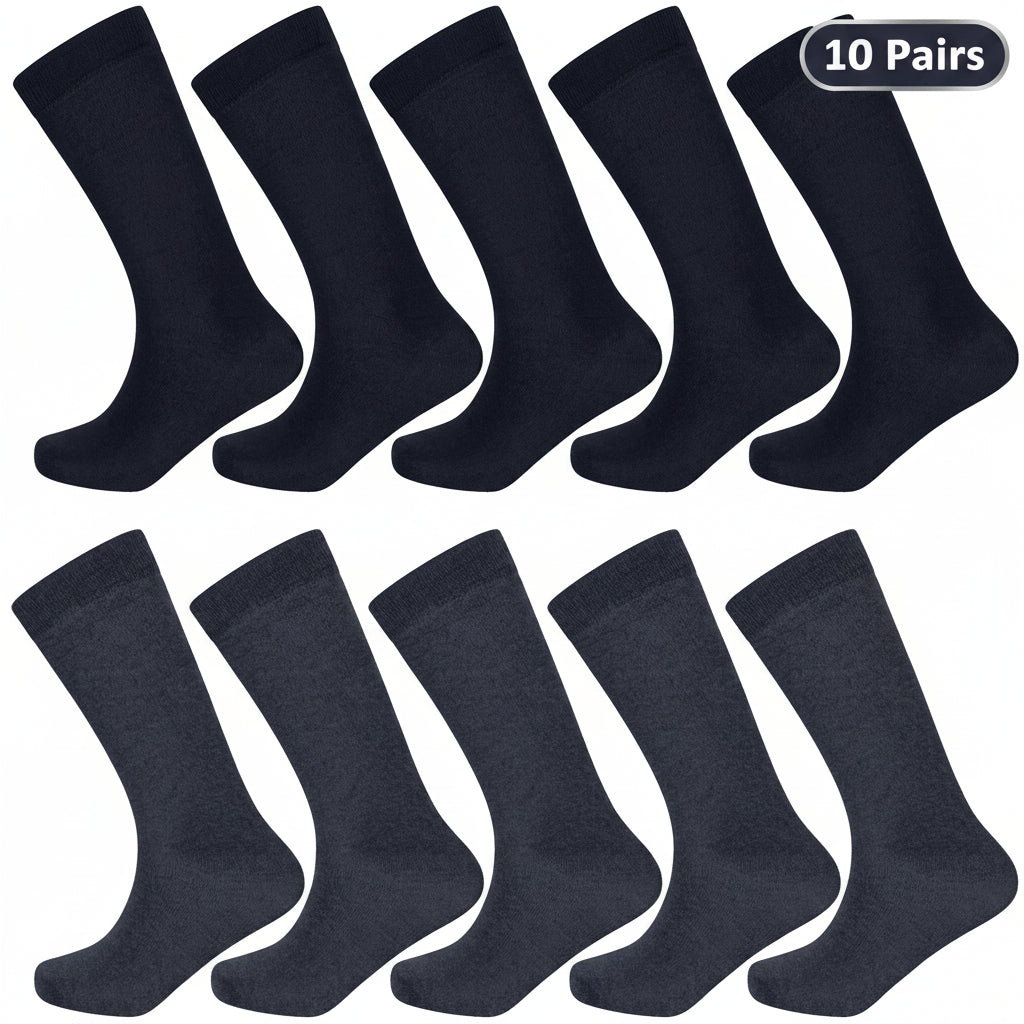 M&S Mens Cotton Rich Socks UK 9-12 Work Formal Everyday Breathable 5-1 - QHA UK