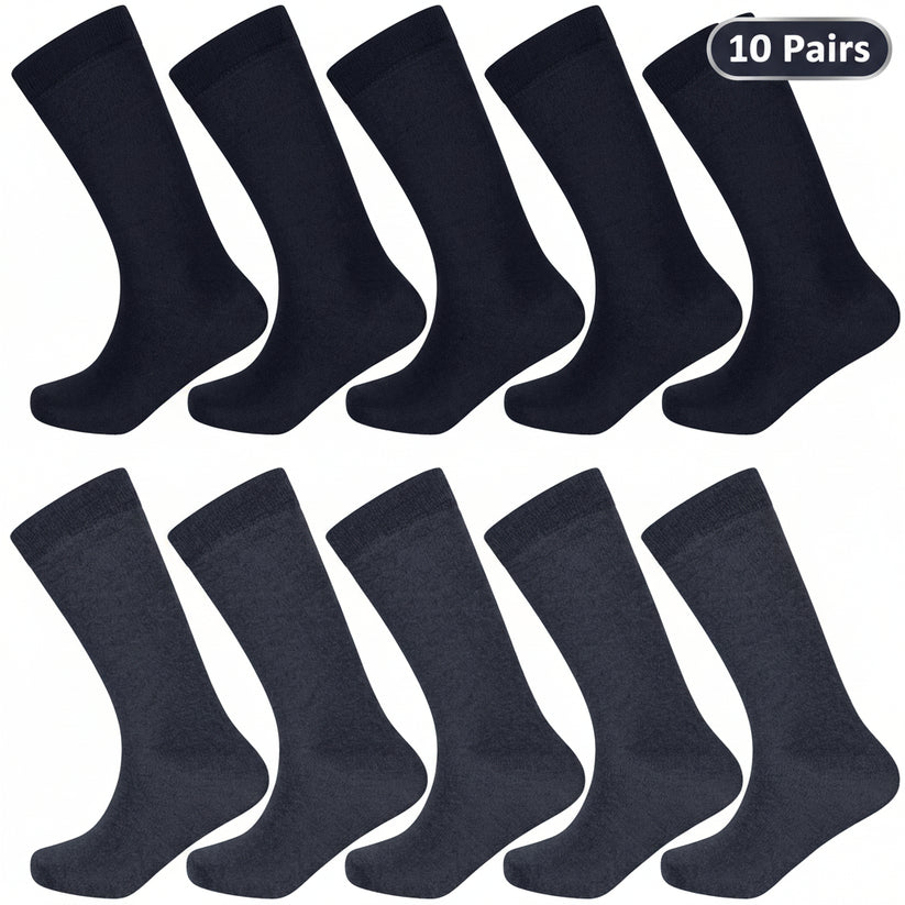 M&S Mens Cotton Rich Socks UK 9-12 Work Formal Everyday Breathable 5-1 - QHA UK