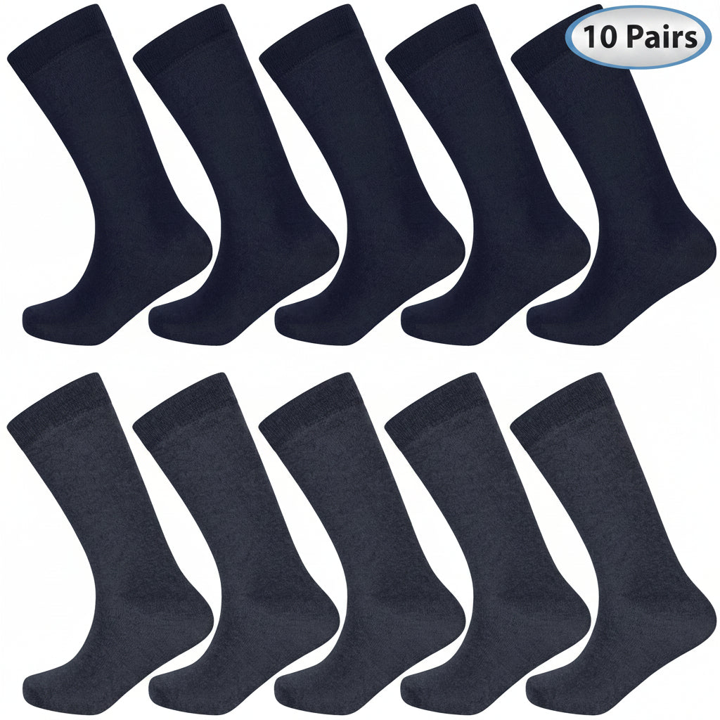 M&S Mens Cotton Rich Socks UK 9-12 Work Formal Everyday Breathable 5-1 - QHA UK