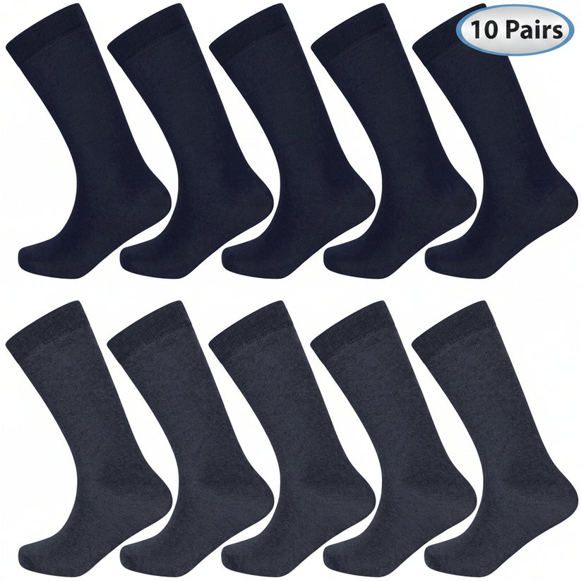 M&S Mens Cotton Rich Socks UK 9-12 Work Formal Everyday Breathable 5-1 - QHA UK