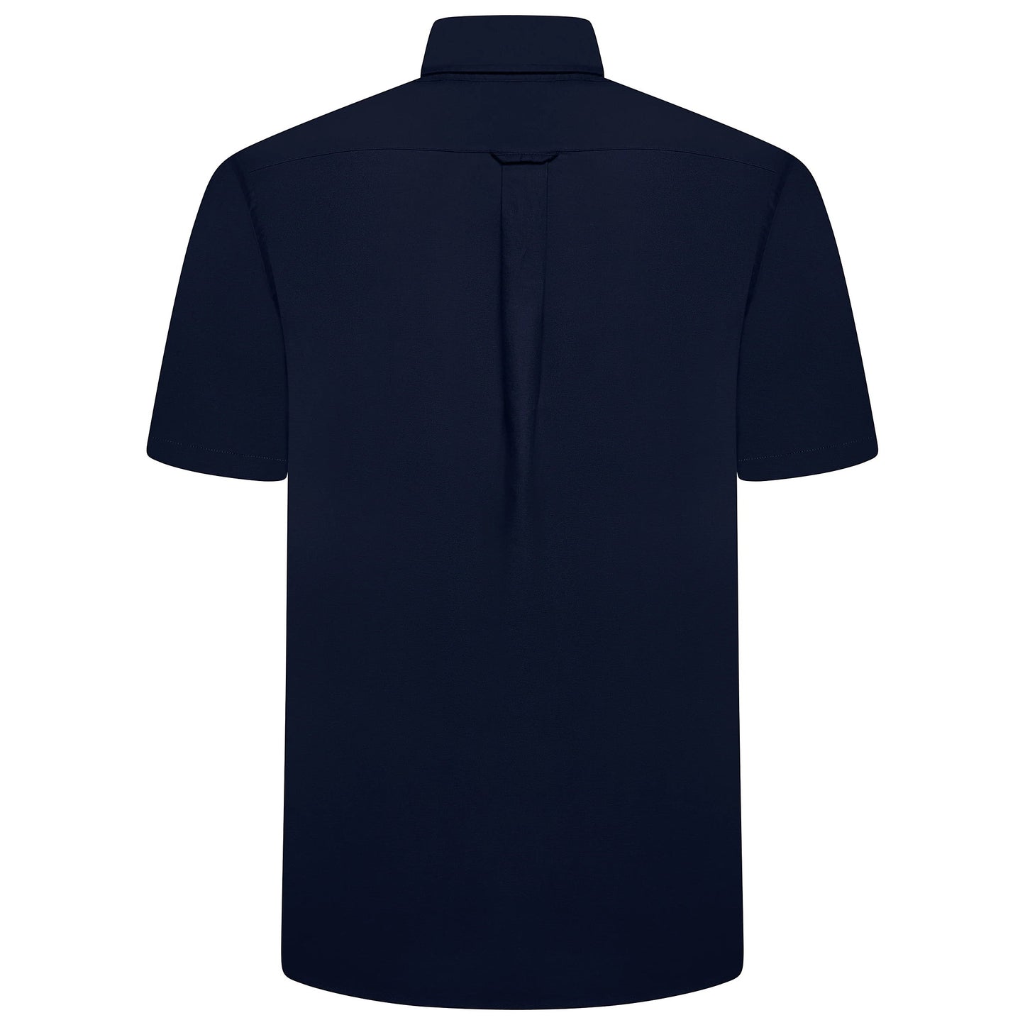 M&S Mens Cotton Oxford Shirt Short Sleeve Button Down Regular Fit | Qu - Sleeve Detail - QHA UK