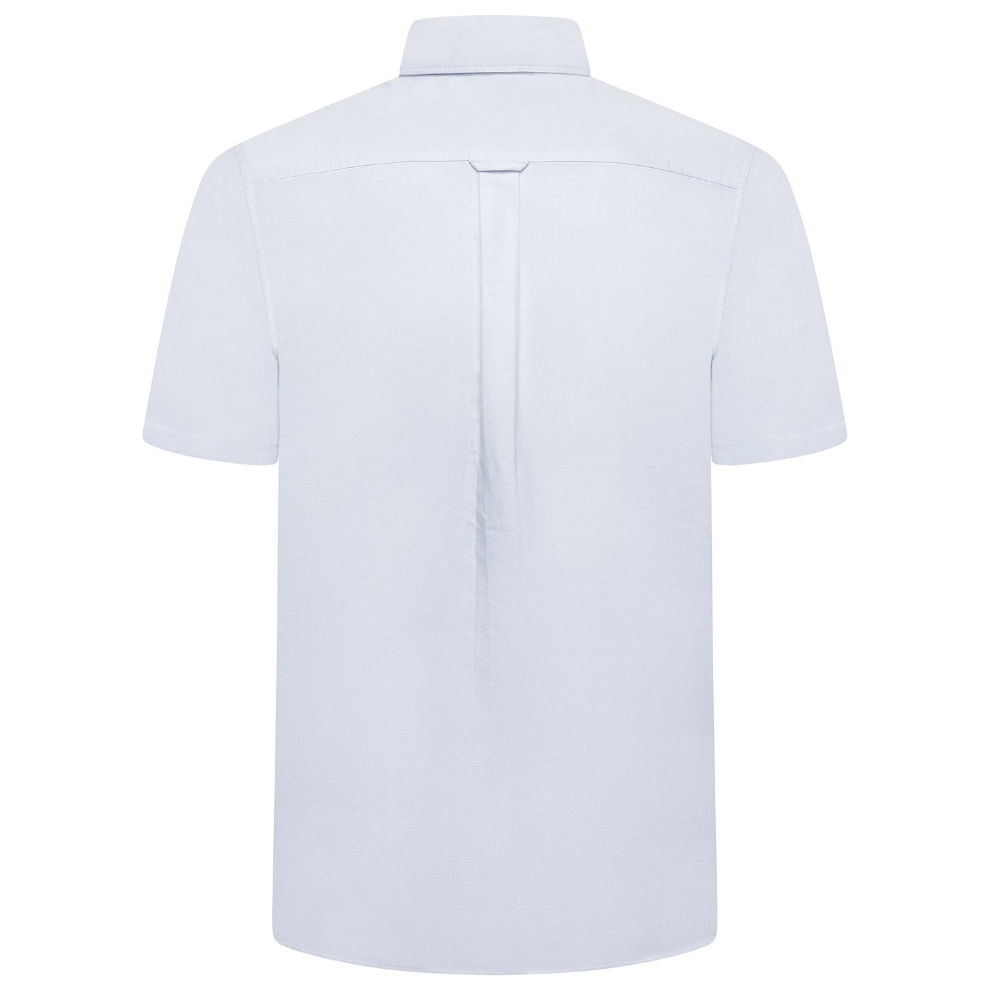 M&S Mens Cotton Oxford Shirt Short Sleeve Button Down Regular Fit | Qu - Sleeve Detail - QHA UK