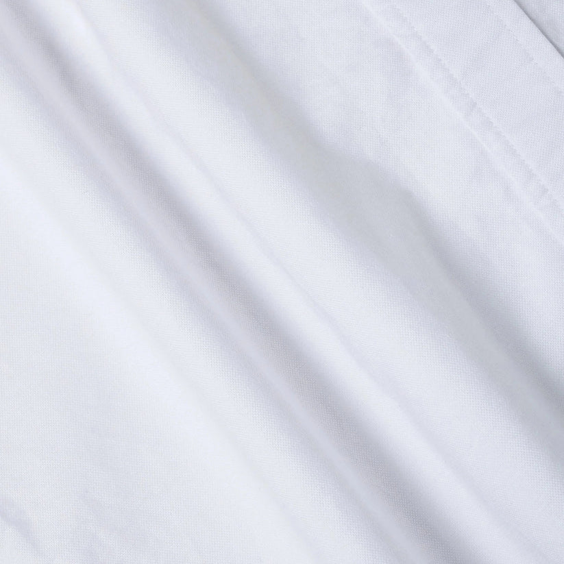 M&S Mens Cotton Oxford Shirt Short Sleeve Button Down Regular Fit | Qu - Sleeve Detail - QHA UK