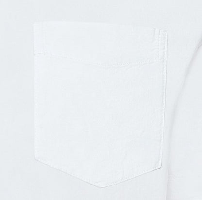 M&S Men's Pure Cotton Oxford Shirt | Short Sleeve | S–4XL | Navy, White, Sky Blue - Sleeve Detail - QHA UK
