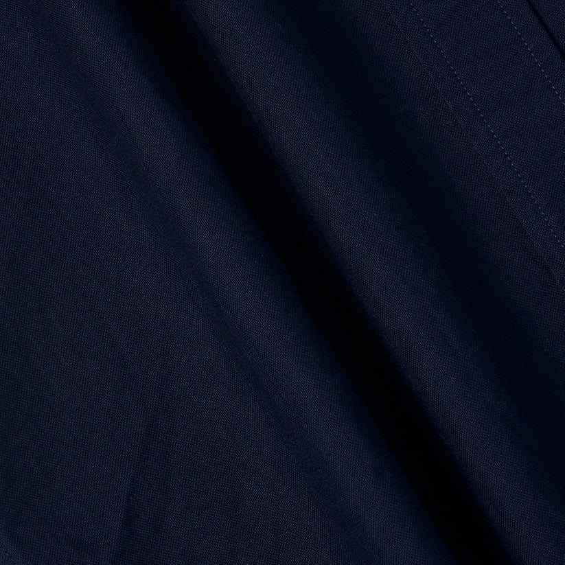 M&S Men's Pure Cotton Oxford Shirt | Short Sleeve | S–4XL | Navy, White, Sky Blue - Sleeve Detail - QHA UK
