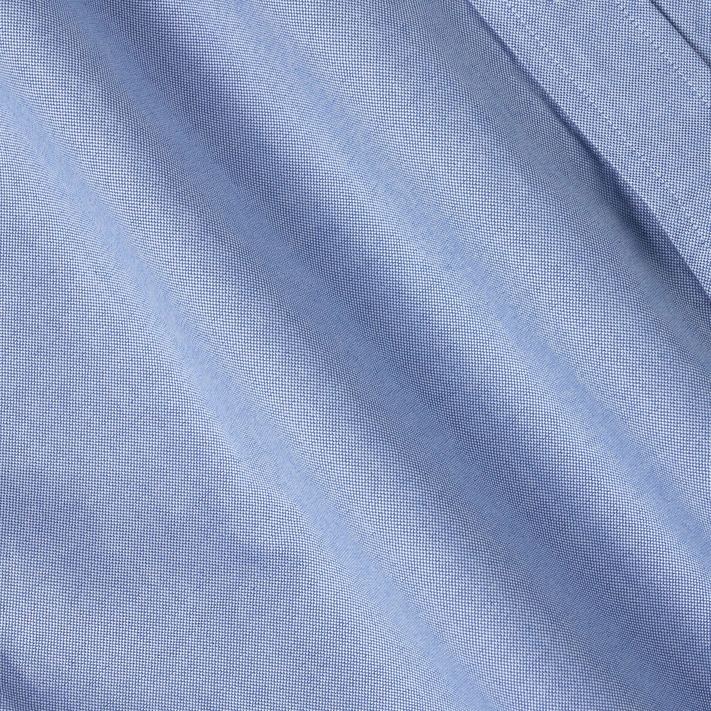 M&S Men's Pure Cotton Oxford Shirt | Short Sleeve | S–4XL | Navy, White, Sky Blue - Sleeve Detail - QHA UK