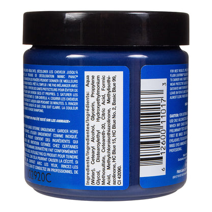 Manic Panic Semi-Permanent Hair Dye Bad Boy Blue Vibrant Royal 118ml - QHA UK