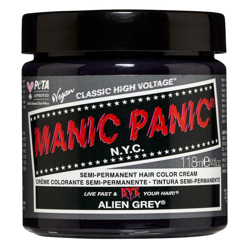 Manic Panic Classic Cream Hair Colour Alien Grey 118ml - QHA UK