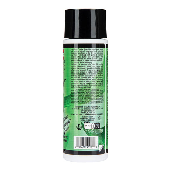 Manic Panic Hair Dye Colour Depositing Forest Nymph Green Love 236ml - Back View - QHA UK
