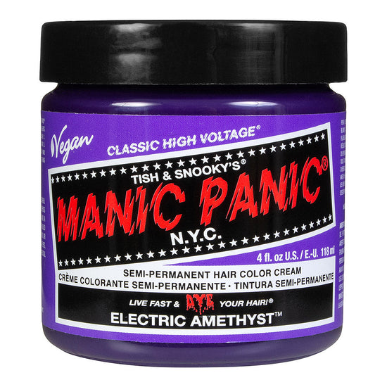 Manic Panic Semi-Permanent Hair Dye Electric Amethyst Vegan 118ml - QHA UK