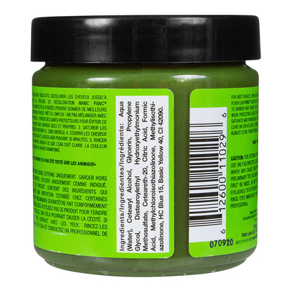 Manic Panic Semi-Permanent Hair Dye Electric Lizard Neon Green 118ml - QHA UK