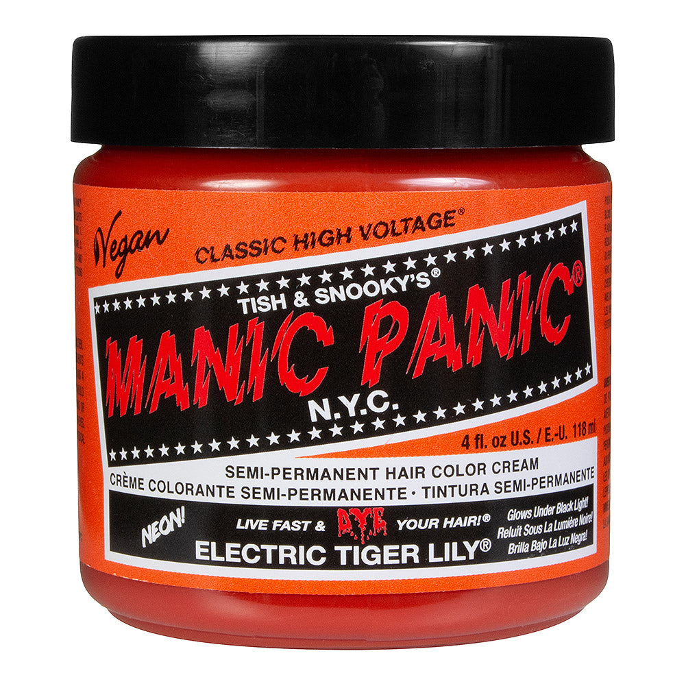 Manic Panic Semi-Permanent Hair Dye Electric Tiger Lily Vegan 118ml - QHA UK