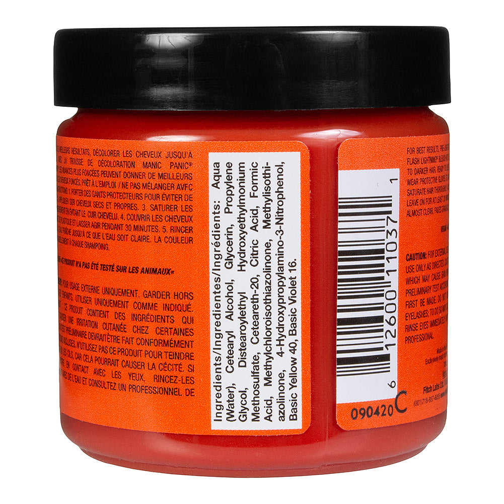 Manic Panic Semi-Permanent Hair Dye Electric Tiger Lily Vegan 118ml - QHA UK