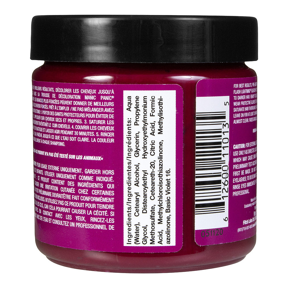 Manic Panic Semi-Permanent Hair Dye Fuschia Shock Vibrant Hot 118ml - QHA UK