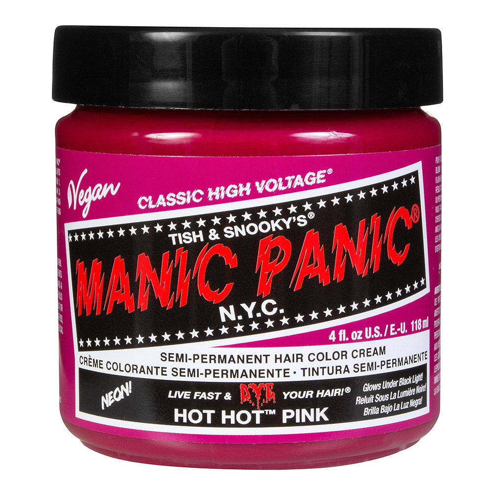 Manic Panic Semi-Permanent Hair Dye Hot Pink Vegan 118ml - QHA UK
