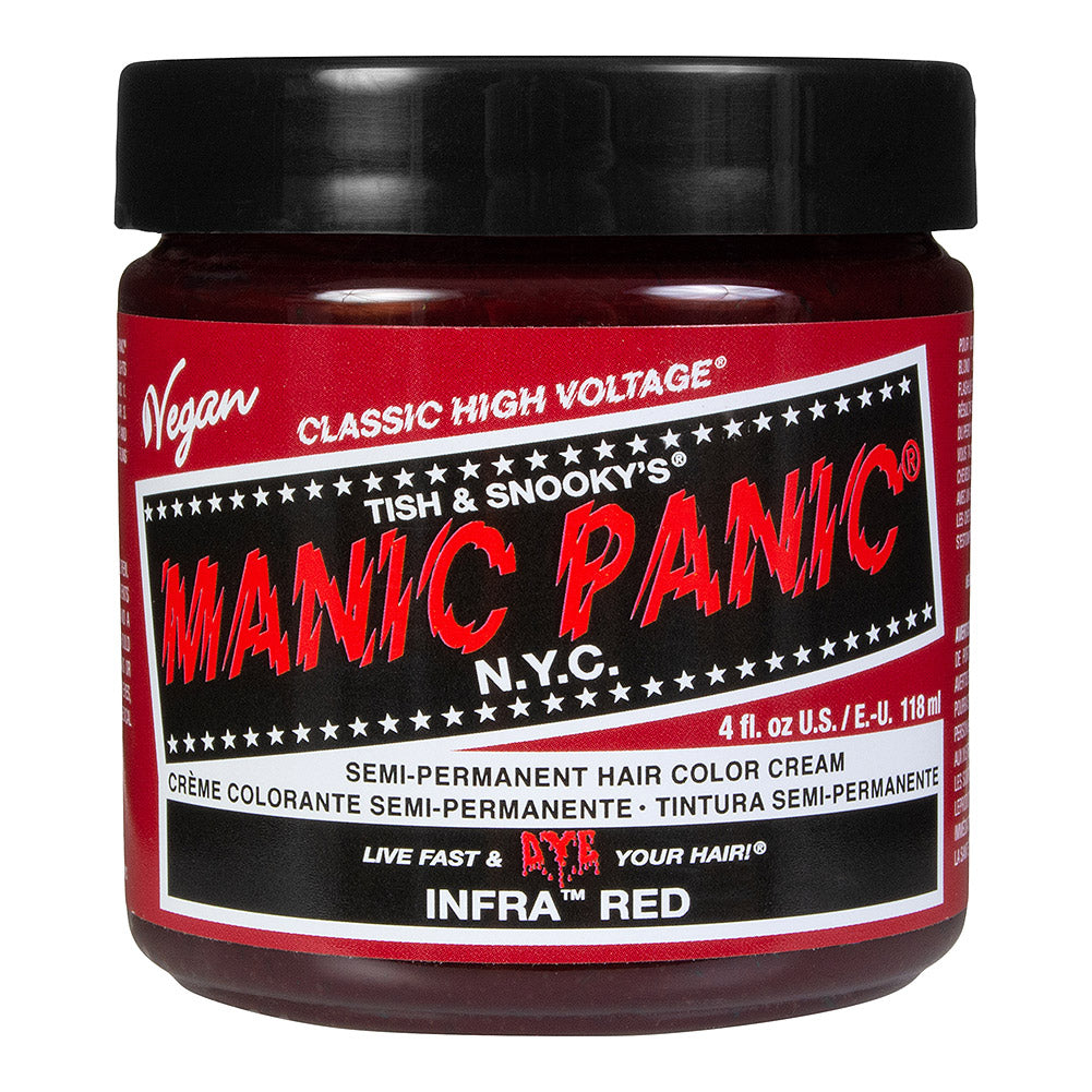 Manic Panic Semi-Permanent Hair Dye Infra Red Rich Medium Dark 118ml - QHA UK