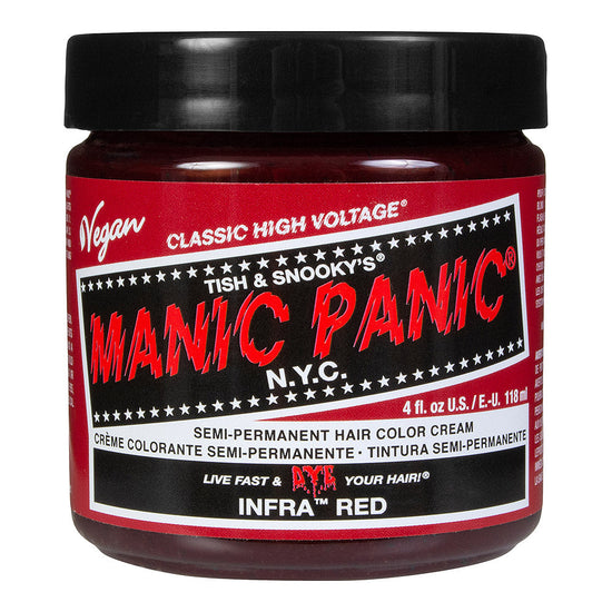 Manic Panic Semi-Permanent Hair Dye Infra Red Rich Medium Dark 118ml - QHA UK