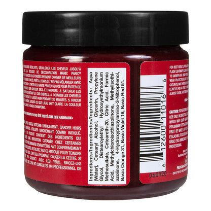 Manic Panic Semi-Permanent Hair Dye Infra Red Rich Medium Dark 118ml - QHA UK
