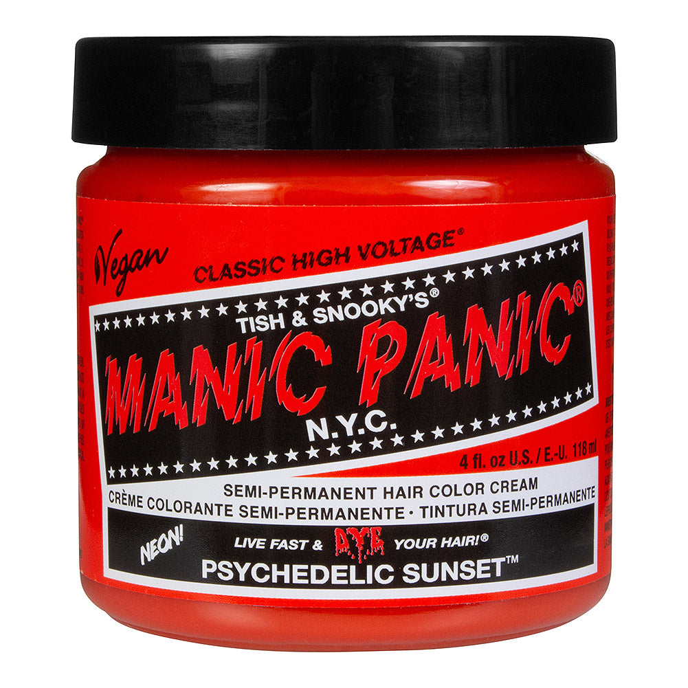 Manic Panic Semi-Permanent Hair Dye Psychedelic Sunset Vegan 118ml - QHA UK