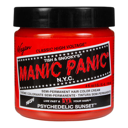 Manic Panic Semi-Permanent Hair Dye Psychedelic Sunset Vegan 118ml - QHA UK