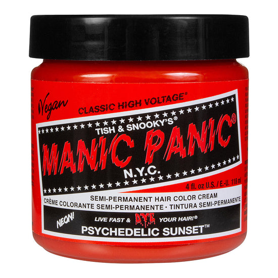 Manic Panic Semi-Permanent Hair Dye Psychedelic Sunset Vegan 118ml - QHA UK