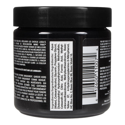 Manic Panic Semi-Permanent Hair Dye Raven Deep Black Intense 118ml - QHA UK