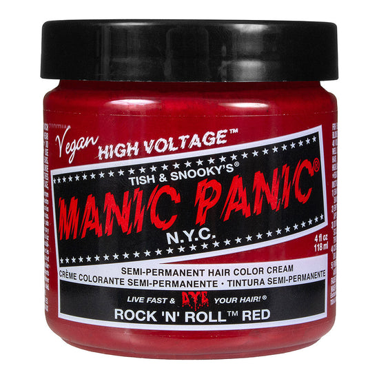 Manic Panic Semi-Permanent Hair Dye Rock N Roll Red Warm Toned 118ml - QHA UK