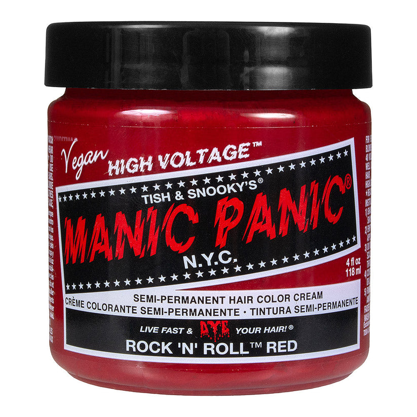 Manic Panic Semi-Permanent Hair Dye Rock N Roll Red Warm Toned 118ml - QHA UK