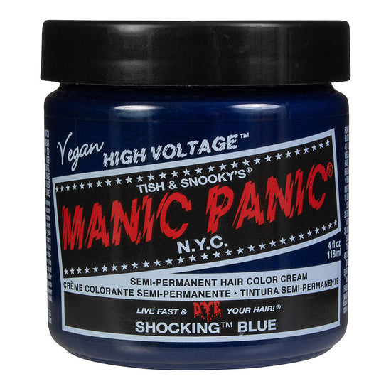 Manic Panic Semi-Permanent Hair Dye Shocking Blue Intense Vegan 118ml - QHA UK