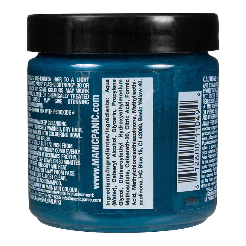 Manic Panic Semi-Permanent Hair Dye Siren Song Vibrant Teal Blue 118ml - QHA UK