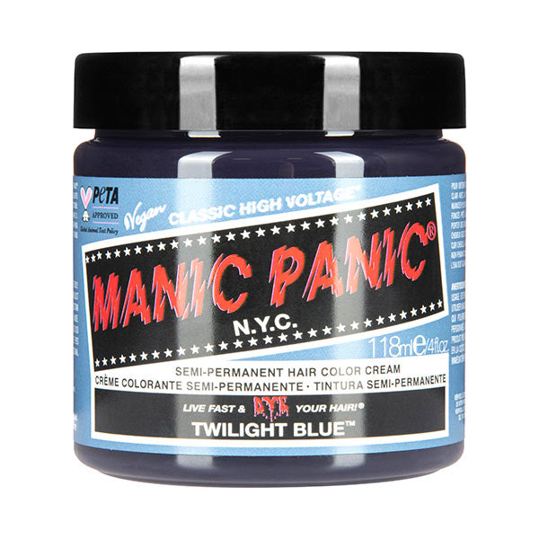 Manic Panic Semi-Permanent Hair Dye Twilight Blue Grey Blue 118ml - QHA UK