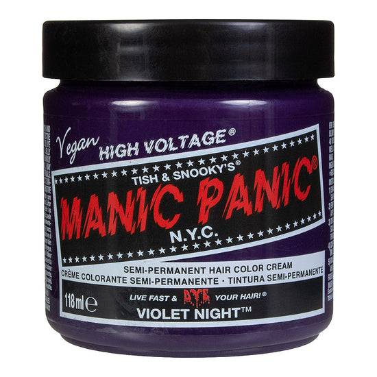 Manic Panic Semi-Permanent Hair Dye Violet Night Deep Dark Vegan 118ml - QHA UK