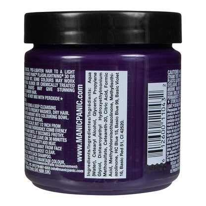Manic Panic Semi-Permanent Hair Dye Violet Night Deep Dark Vegan 118ml - QHA UK