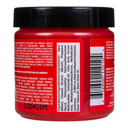 Manic Panic Semi-Permanent Hair Dye Wildfire Red Vibrant Fiery 118ml - QHA UK